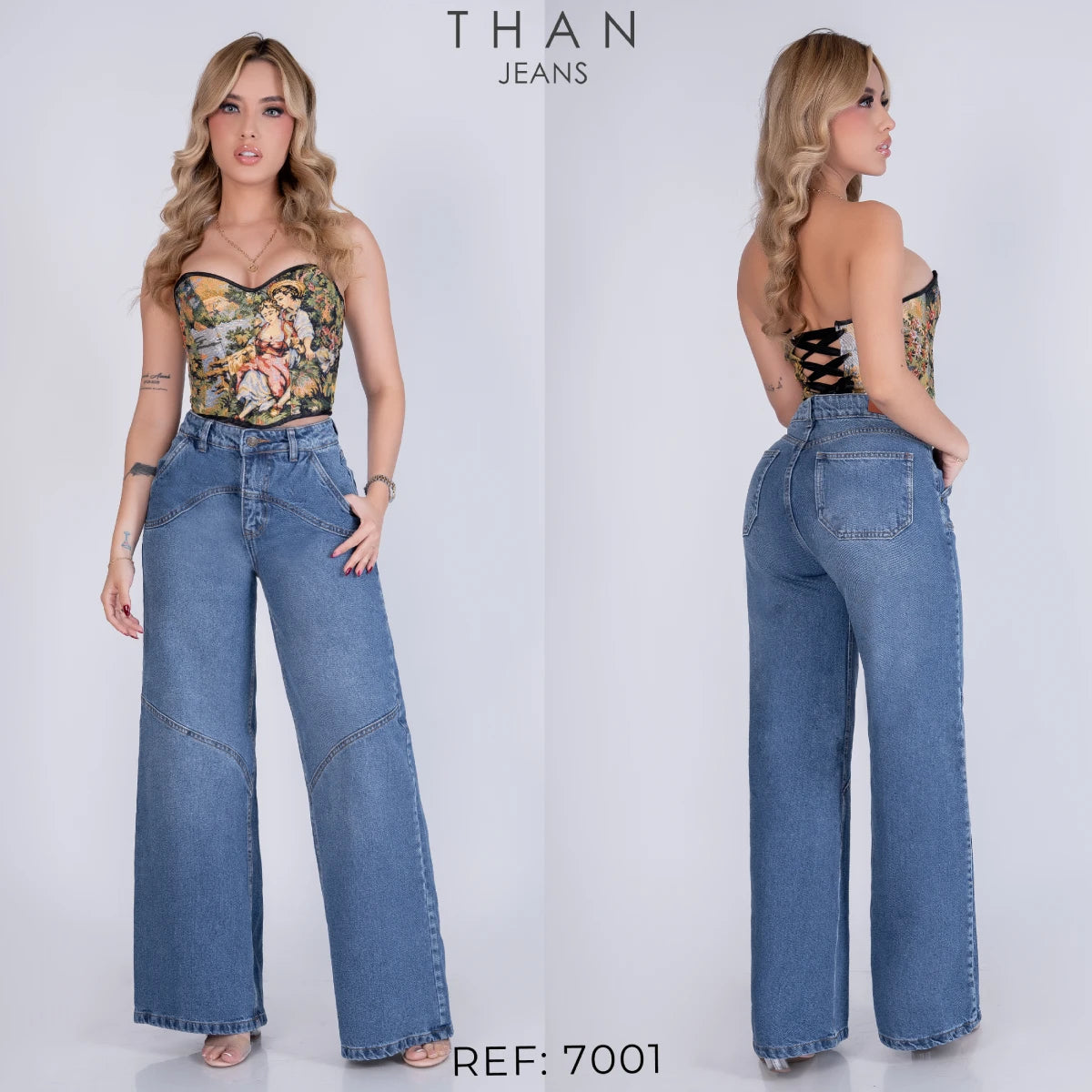 JEAN WIDE LEG 7001