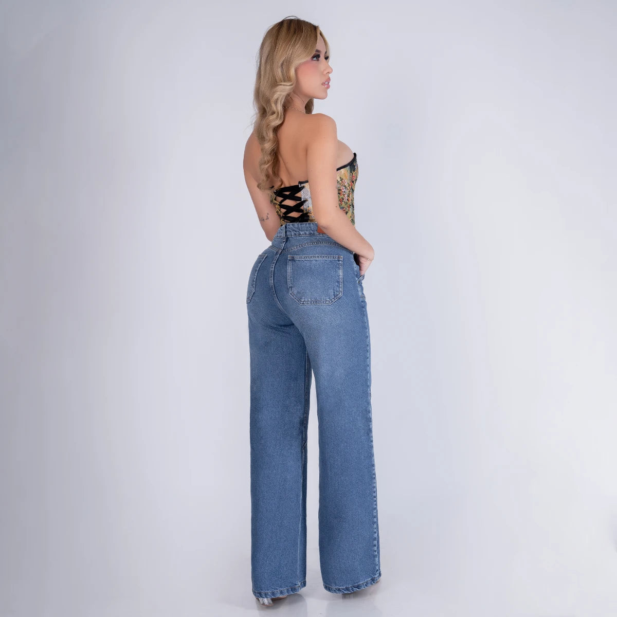 JEAN WIDE LEG 7001