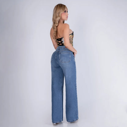 JEAN WIDE LEG 7001