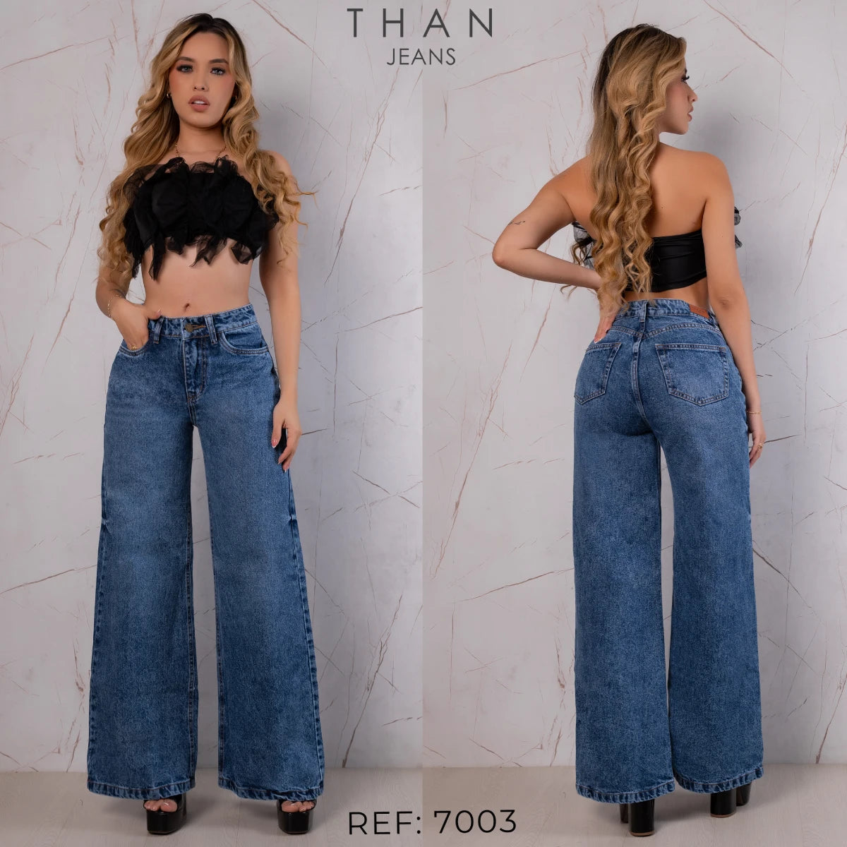 JEAN WIDE LEG 7003