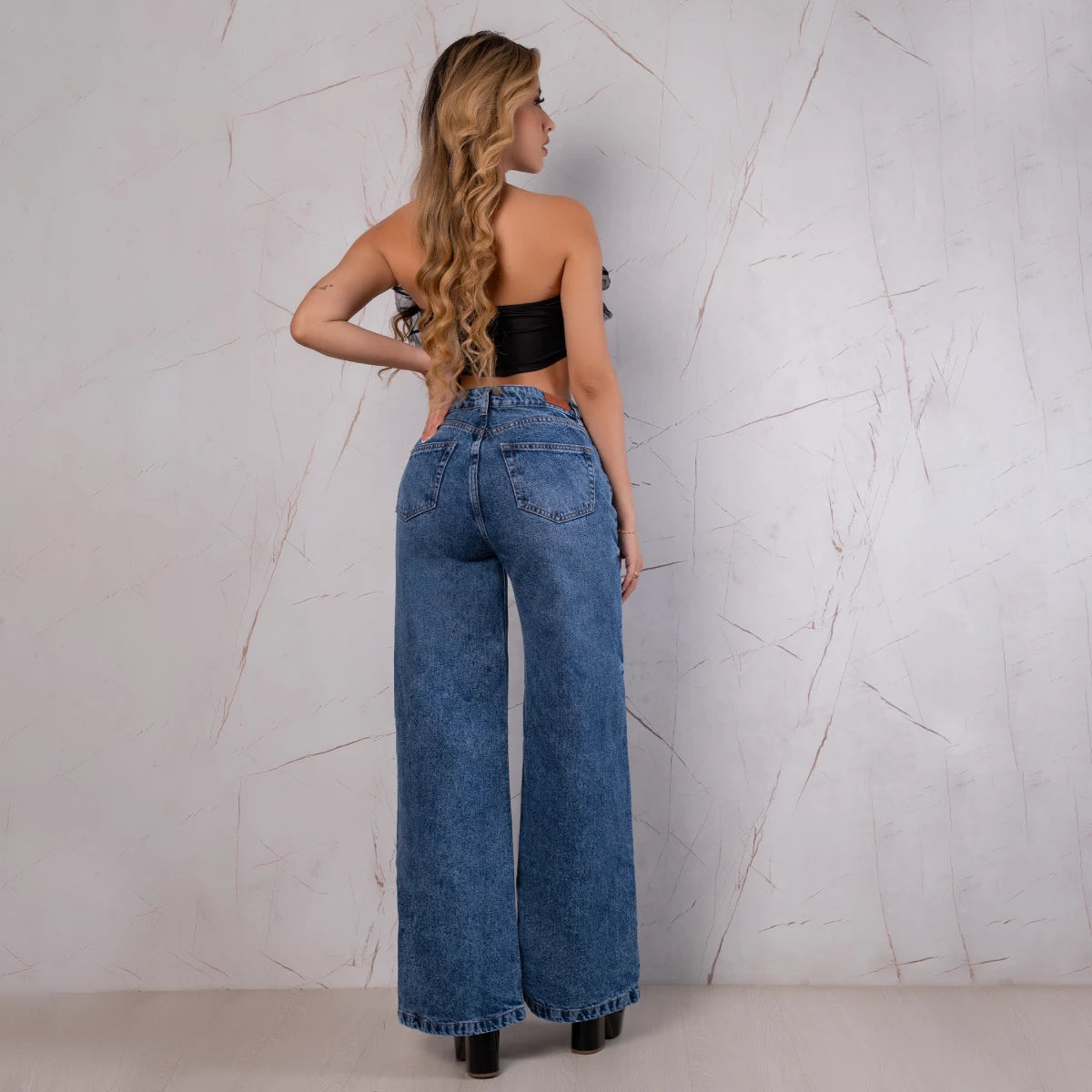 JEAN WIDE LEG 7003
