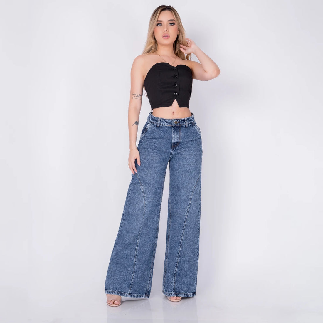 JEAN WIDE LEG 7004