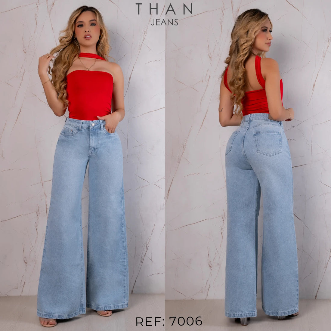 JEAN WIDE LEG 7006