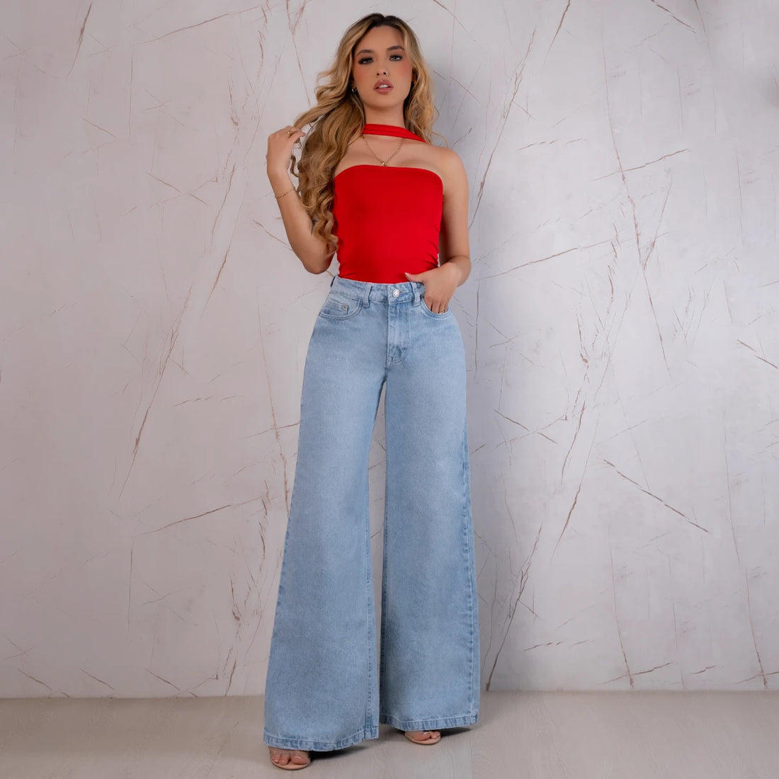 JEAN WIDE LEG 7006